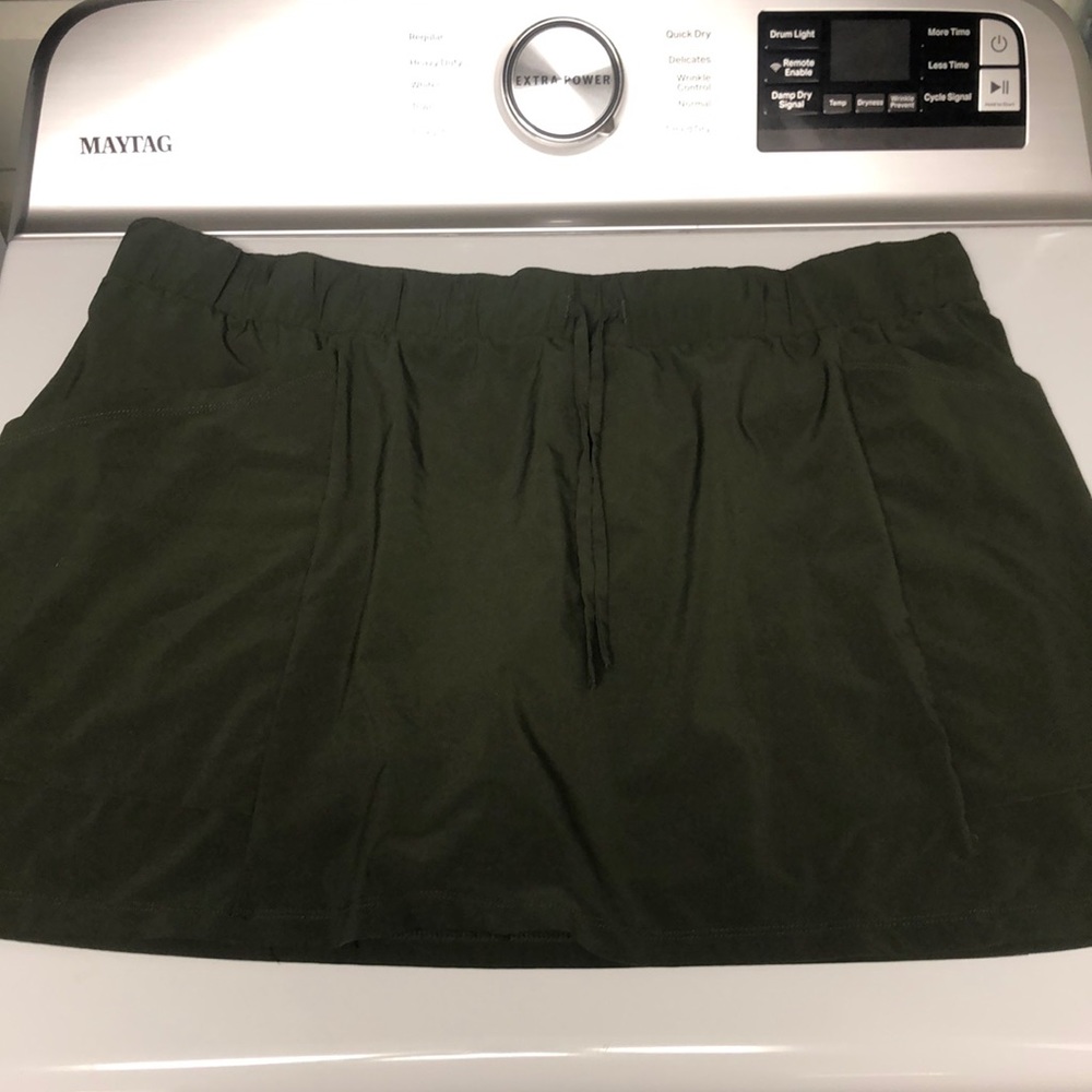 Army green skirt/shorts